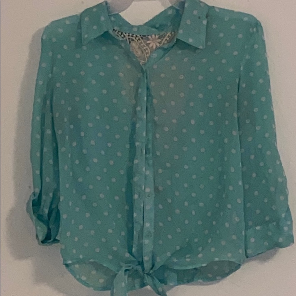 Light blue tee